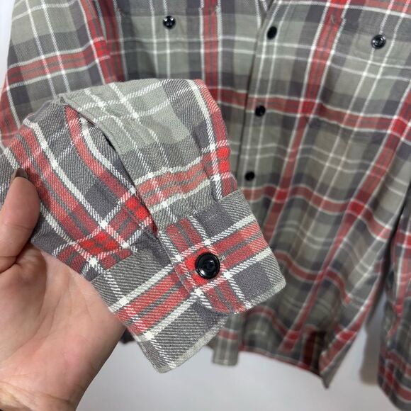 J. Crew Men’s Flannel Classic Plaid Button Down Medium Twill Lumberjack AZ428 - Picture 9 of 14